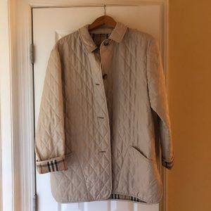 Burberry quilted jacket